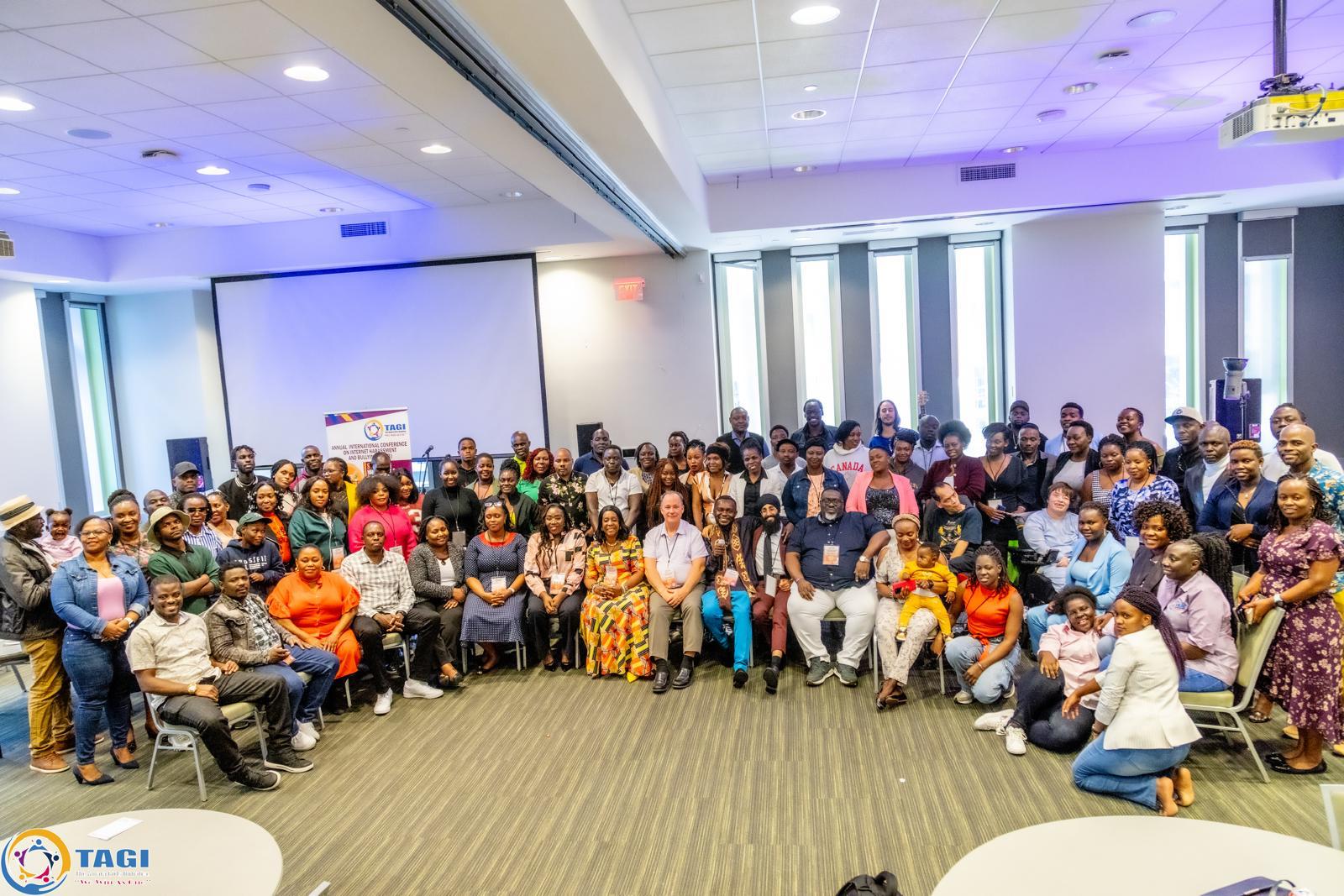 A diverse group of community members gathered at a TAGI international conference in Canada