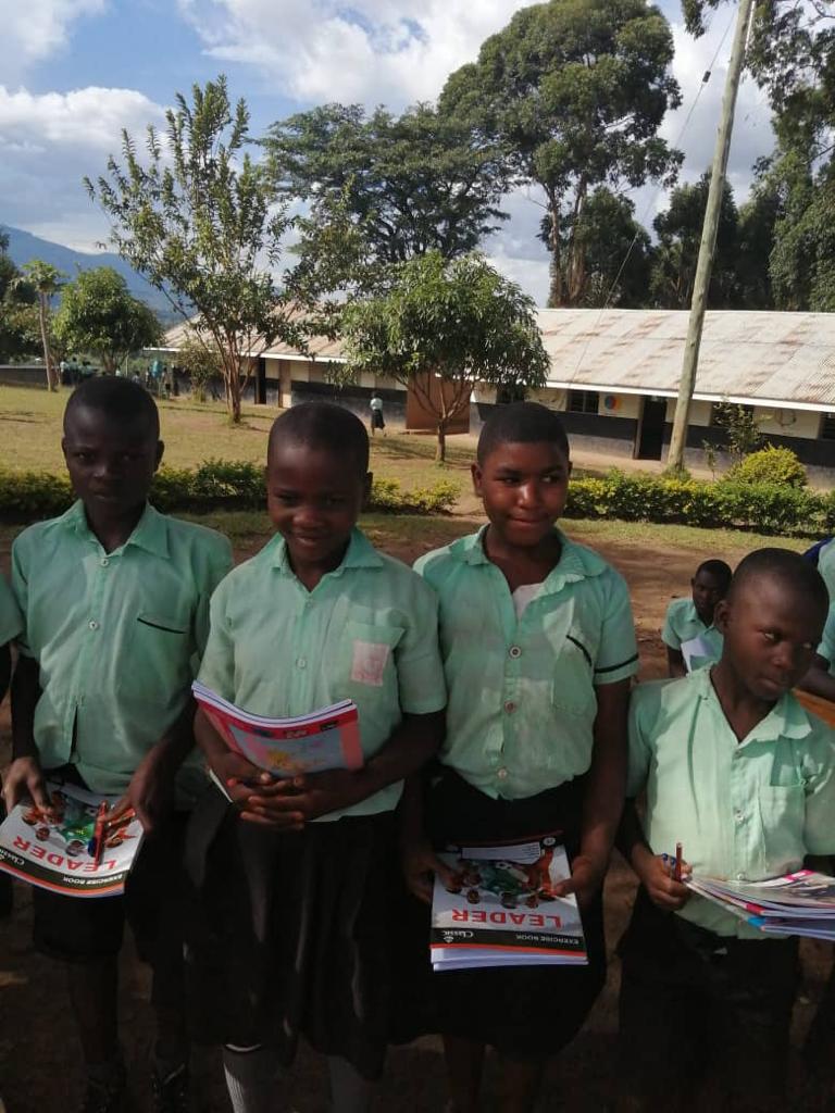 A girl reading during a learning activity
